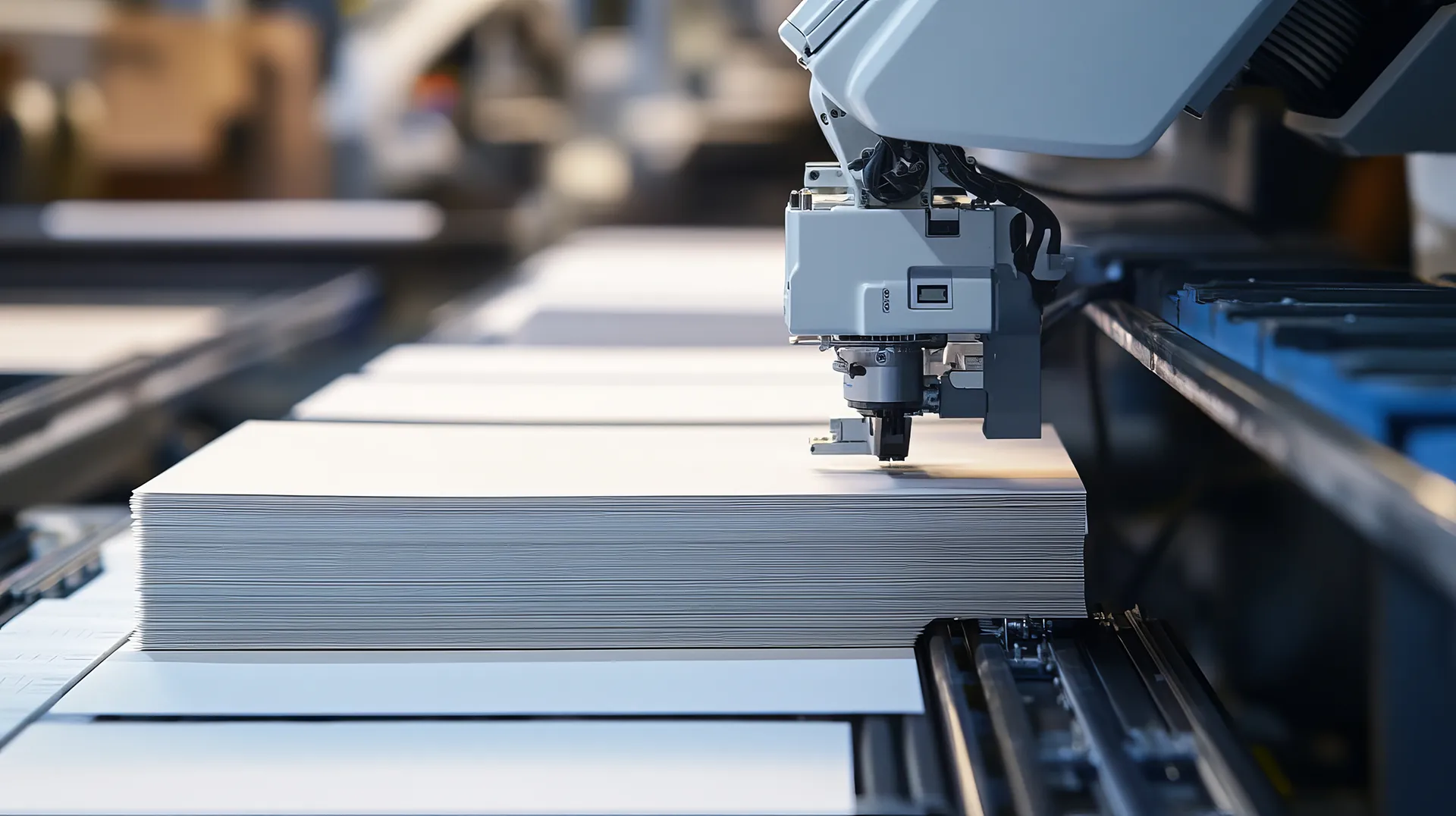 Machinery in local Houston book bindery and printing shop