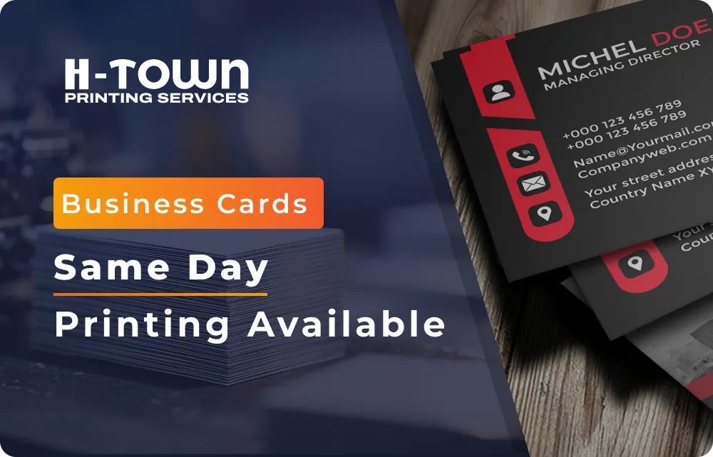 custom houston business card printing