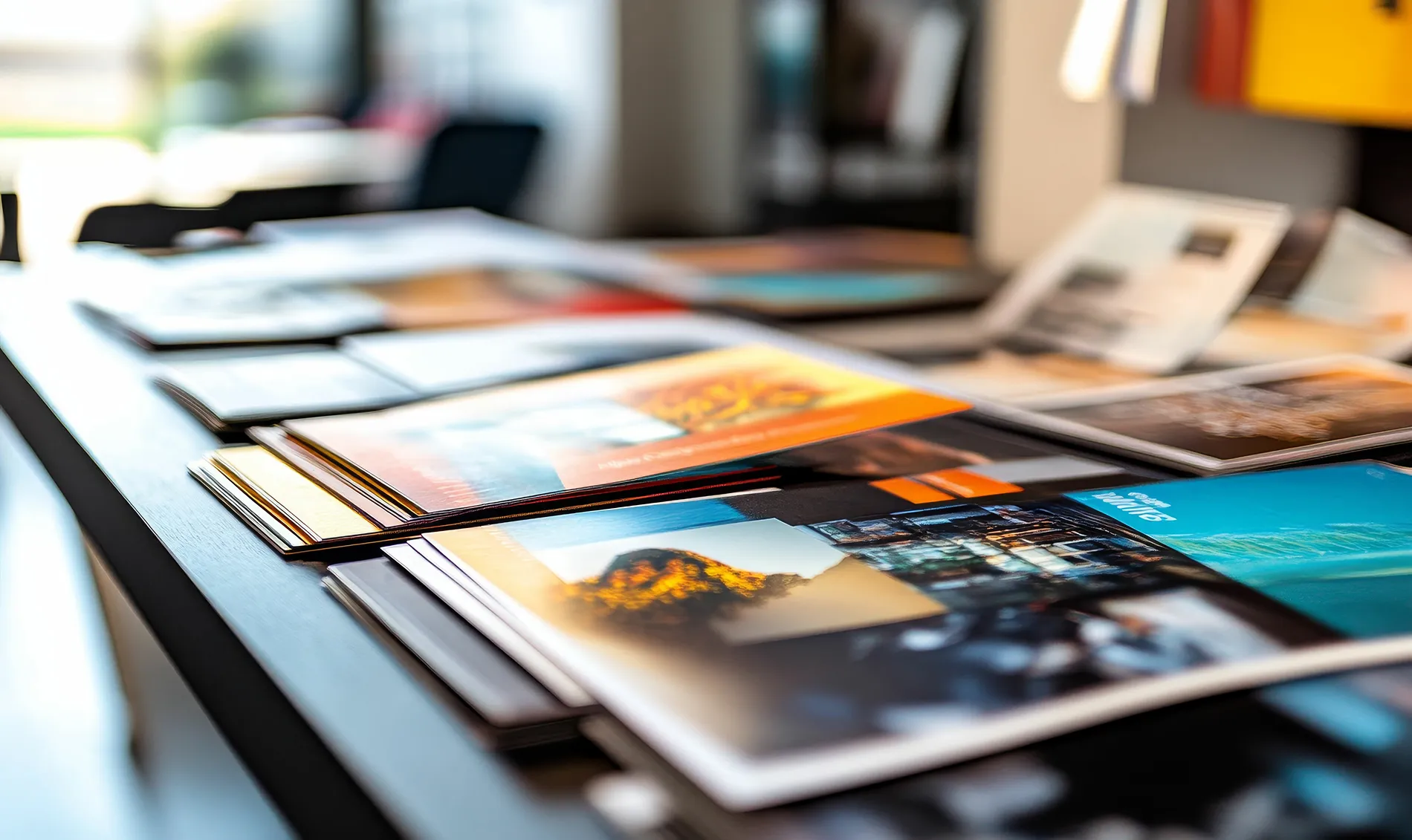 brochures from a texas print shop